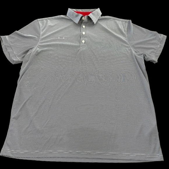 Oobe Chick Fil A Team Style Member Unisex Sz XL Striped Polo Shirt Work repreve - Picture 1 of 5